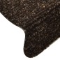 vidaXL Tappetini per Scale 15 pz Marrone Scuro 56x17x3 cm Agugliati vidaXL Tappetini per Scale 15 pz Marrone Scuro 56x17x3 cm Agugliati