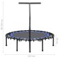 vidaXL Trampolino da Fitness con Manico 122 cm vidaXL Trampolino da Fitness con Manico 122 cm