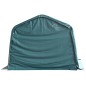 vidaXL Tendone Bestiame Rimovibile PVC 550 g/m² 3,3x6,4 m Verde Scuro