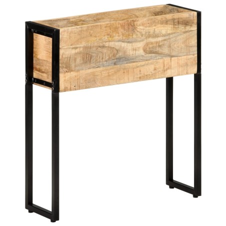 vidaXL Fioriera 60x20x68 cm in Legno di Mango Grezzo 