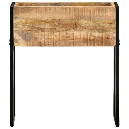 vidaXL Fioriera 60x20x68 cm in Legno di Mango Grezzo 