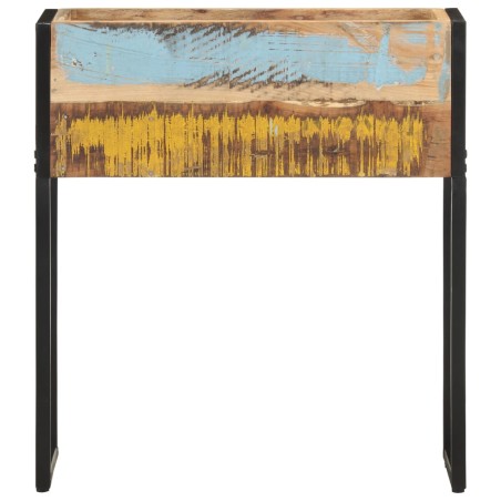 vidaXL Fioriera 60x20x68 cm in Legno Massello di Recupero