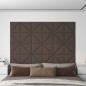 Pannelli Murali 12 pz Tortora 30x30 cm Tessuto 0,54 m² Pannelli Murali 12 pz Tortora 30x30 cm Tessuto 0,54 m²