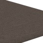 Pannelli Murali 12 pz Tortora 30x30 cm Tessuto 0,54 m² Pannelli Murali 12 pz Tortora 30x30 cm Tessuto 0,54 m²