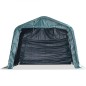 vidaXL Tendone Bestiame Rimovibile PVC 550 g/m² 3,3x3,2 m Verde Scuro