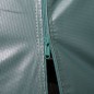 vidaXL Tendone Bestiame Rimovibile PVC 550 g/m² 3,3x3,2 m Verde Scuro
