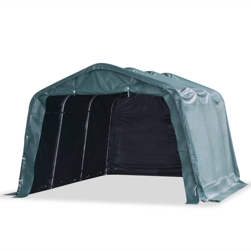 vidaXL Tendone Bestiame Rimovibile PVC 550 g/m² 3,3x4,8 m Verde Scuro vidaXL Tendone Bestiame Rimovibile PVC 550 g/m² 3,3x4,8 m Verde Scuro