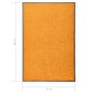 vidaXL Zerbino Lavabile Arancione 60x90 cm vidaXL Zerbino Lavabile Arancione 60x90 cm