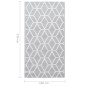 vidaXL Tappeto da Esterni Grigio 160x230 cm in PP vidaXL Tappeto da Esterni Grigio 160x230 cm in PP