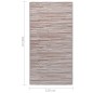 vidaXL Tappeto da Esterni Marrone 120x180 cm in PP vidaXL Tappeto da Esterni Marrone 120x180 cm in PP
