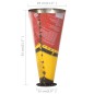 vidaXL Portaombrelli Multicolore 29x55 cm in Ferro