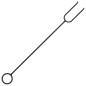 vidaXL Braciere con Attizzatoio 62 cm XXL in Acciaio vidaXL Braciere con Attizzatoio 62 cm XXL in Acciaio