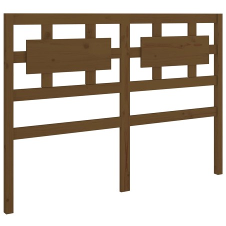 Testiera per Letto Marrone Miele 140,5x4x100cm in Pino Massello