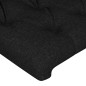 vidaXL Testiera 2 pz Nera 90 x 7 x 78/88 cm in Tessuto vidaXL Testiera 2 pz Nera 90 x 7 x 78/88 cm in Tessuto