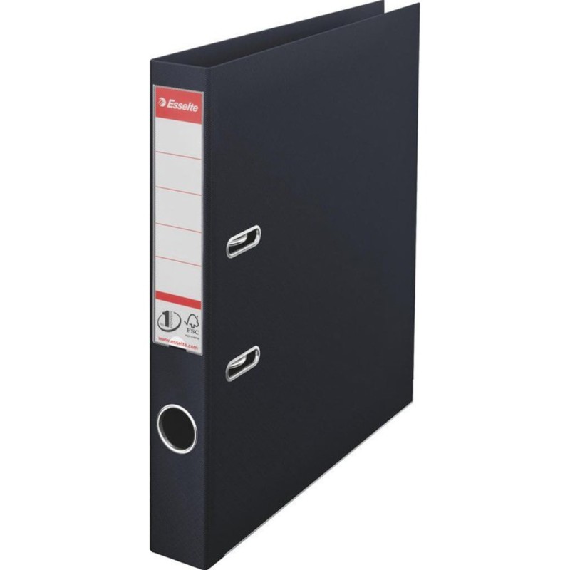 Esselte File ad Arco con Leva No 1 5 pz Nero A4 50 mm Esselte File ad Arco con Leva No 1 5 pz Nero A4 50 mm