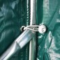 vidaXL Tenda Garage in PVC 2,4x3,6 m Verde