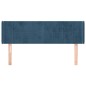 Testiera ad Orecchio Blu Scuro 147x16x78/88 cm in Velluto Testiera ad Orecchio Blu Scuro 147x16x78/88 cm in Velluto