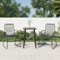 vidaXL Sedie da Giardino 2pz Nere 58x59x85,5 cm Rattan PVC vidaXL Sedie da Giardino 2pz Nere 58x59x85,5 cm Rattan PVC