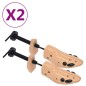 vidaXL Tendiscarpe 2 Paia Taglia 36-40 in Legno Massello di Pino vidaXL Tendiscarpe 2 Paia Taglia 36-40 in Legno Massello di Pino