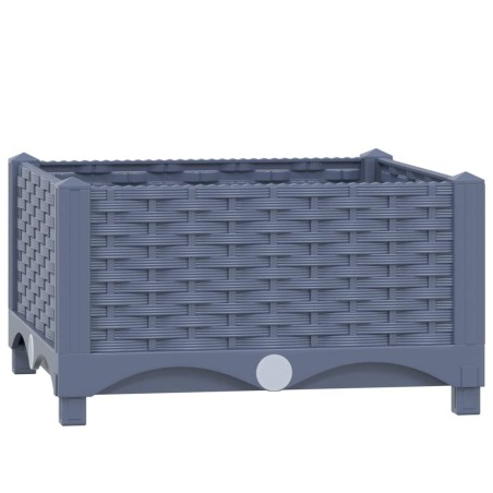 vidaXL Fioriera Rialzata 40x40x23 cm in Polipropilene
