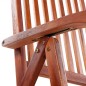 vidaXL Sedie da Giardino Pieghevoli 3 pz in Legno Massello d'Acacia vidaXL Sedie da Giardino Pieghevoli 3 pz in Legno Massello d'Acacia