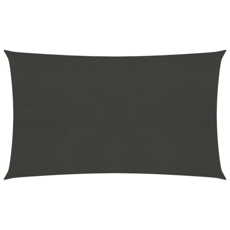 vidaXL Vela Parasole 160 g/m² Antracite 3x6 m in HDPE vidaXL Vela Parasole 160 g/m² Antracite 3x6 m in HDPE