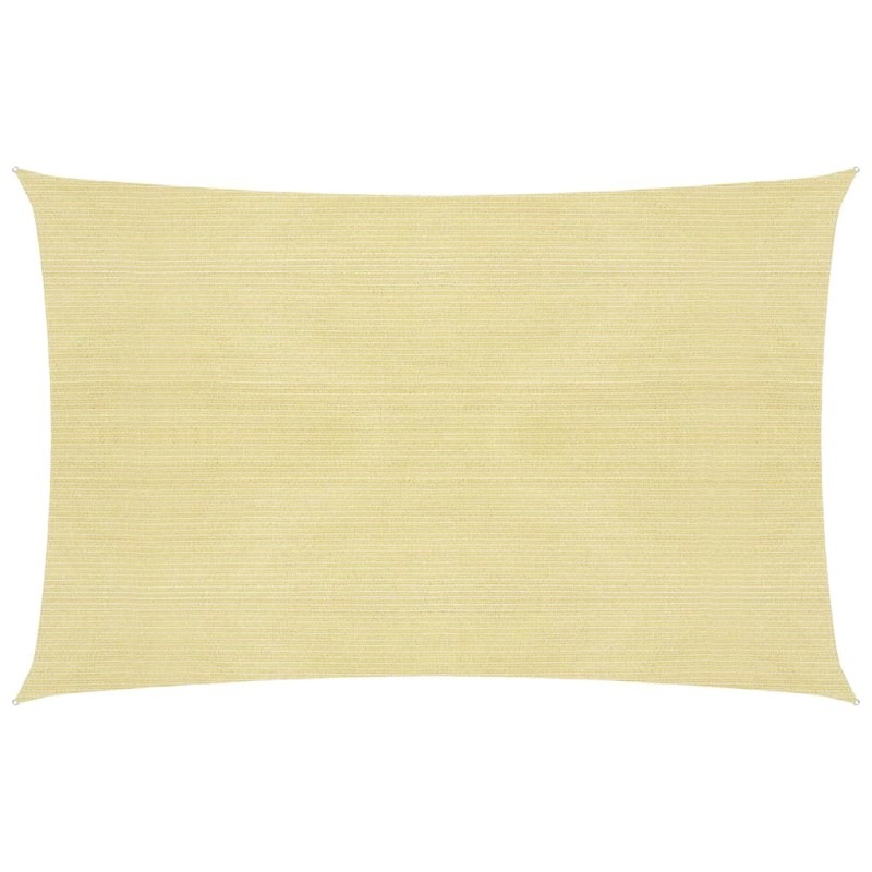vidaXL Vela Parasole 160 g/m² Beige 2x3,5 m in HDPE