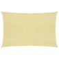 vidaXL Vela Parasole 160 g/m² Beige 2x3,5 m in HDPE