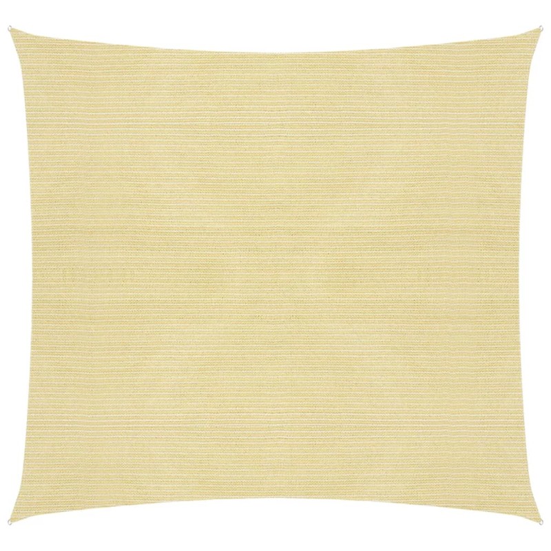 vidaXL Vela Parasole 160 g/m² Beige 4x4 m in HDPE vidaXL Vela Parasole 160 g/m² Beige 4x4 m in HDPE