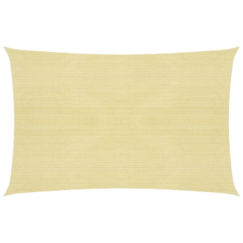 vidaXL Vela Parasole 160 g/m² Beige 2,5x3 m in HDPE vidaXL Vela Parasole 160 g/m² Beige 2,5x3 m in HDPE