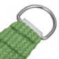 vidaXL Vela Parasole 160 g/m² Verde Chiaro 4/5x3 m in HDPE vidaXL Vela Parasole 160 g/m² Verde Chiaro 4/5x3 m in HDPE