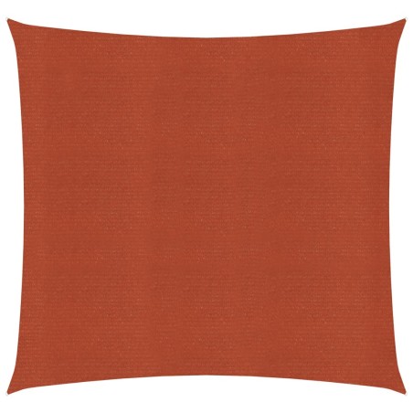 vidaXL Vela Parasole 160 g/m² Terracotta 6x6 m in HDPE