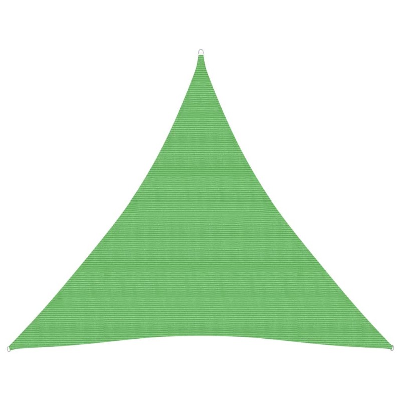 vidaXL Vela Parasole 160 g/m² Verde Chiaro 5x5x5 m in HDPE vidaXL Vela Parasole 160 g/m² Verde Chiaro 5x5x5 m in HDPE