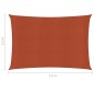 vidaXL Vela Parasole 160 g/m² Terracotta 2,5x3,5 m in HDPE vidaXL Vela Parasole 160 g/m² Terracotta 2,5x3,5 m in HDPE