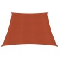 vidaXL Vela Parasole 160 g/m² Terracotta 3/4x2 m in HDPE