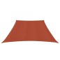 vidaXL Vela Parasole 160 g/m² Terracotta 3/4x2 m in HDPE