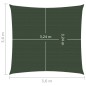 vidaXL Vela Parasole 160 g/m² Verde Chiaro 3,6x3,6 m in HDPE vidaXL Vela Parasole 160 g/m² Verde Chiaro 3,6x3,6 m in HDPE
