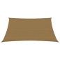 vidaXL Vela Parasole 160 g/m² Grigio Talpa 3,5x4,5 m in HDPE