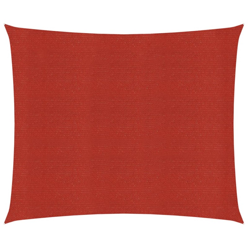vidaXL Vela Parasole 160 g/m² Rossa 3,6x3,6 m in HDPE vidaXL Vela Parasole 160 g/m² Rossa 3,6x3,6 m in HDPE