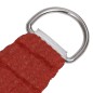 vidaXL Vela Parasole 160 g/m² Rossa 3,6x3,6 m in HDPE vidaXL Vela Parasole 160 g/m² Rossa 3,6x3,6 m in HDPE