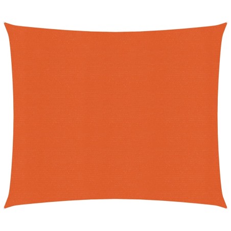 vidaXL Vela Parasole 160 g/m² Arancione 3,6x3,6 m in HDPE