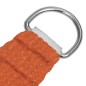 vidaXL Vela Parasole 160 g/m² Arancione 3,6x3,6 m in HDPE vidaXL Vela Parasole 160 g/m² Arancione 3,6x3,6 m in HDPE