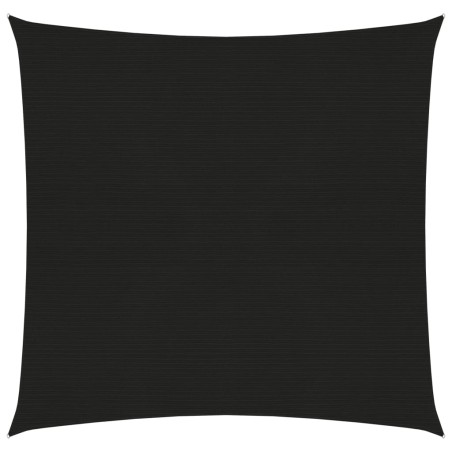 vidaXL Vela Parasole 160 g/m² Nera 2x2 m in HDPE