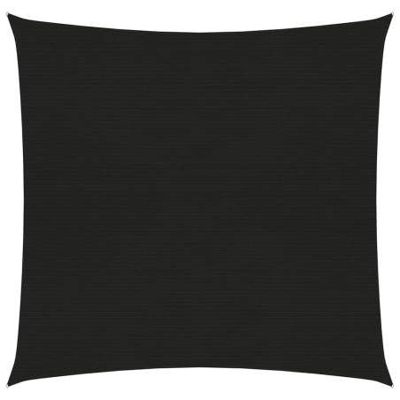 vidaXL Vela Parasole 160 g/m² Nera 2,5x2,5 m in HDPE