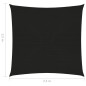 vidaXL Vela Parasole 160 g/m² Nera 2,5x2,5 m in HDPE vidaXL Vela Parasole 160 g/m² Nera 2,5x2,5 m in HDPE