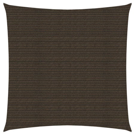 vidaXL Vela Parasole 160 g/m² Marrone 3,6x3,6 m in HDPE 
