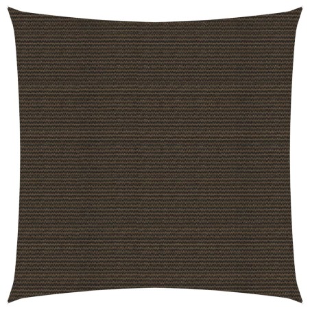 vidaXL Vela Parasole 160 g/m² Marrone 4x4 m in HDPE  