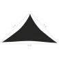 vidaXL Vela Parasole 160 g/m² Nera 5x5x6 m in HDPE vidaXL Vela Parasole 160 g/m² Nera 5x5x6 m in HDPE