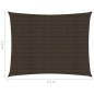vidaXL Vela Parasole 160 g/m² Marrone 2,5x3,5 m in HDPE vidaXL Vela Parasole 160 g/m² Marrone 2,5x3,5 m in HDPE