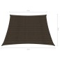 vidaXL Vela Parasole 160 g/m² Marrone 3/4x3 m in HDPE vidaXL Vela Parasole 160 g/m² Marrone 3/4x3 m in HDPE